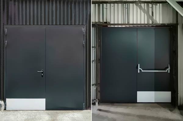 Двустворчатая дверь Антипаника (Новодмитровская школа)