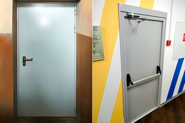 Однопольная дверь Антипаника в офисном центре (ул. Юннатов)