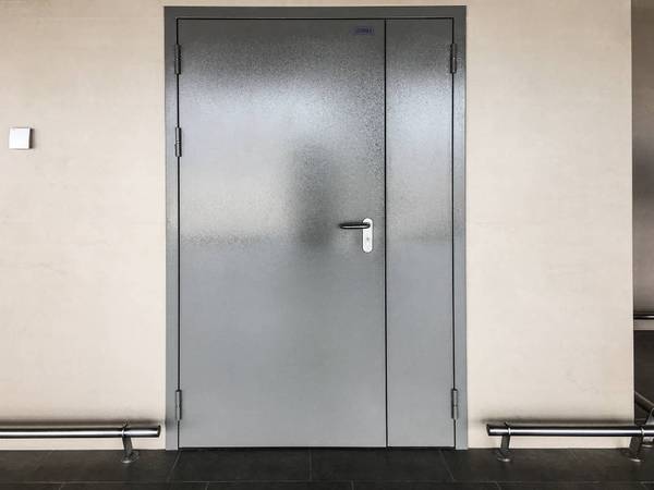 Полуторная пожаростойкая дверь